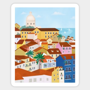 Lisbon city, Portugal Sticker